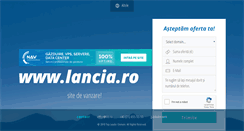 Desktop Screenshot of lancia.ro