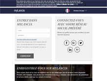 Tablet Screenshot of espaceclient.lancia.fr