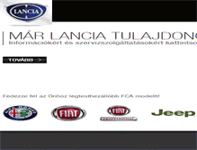 Tablet Screenshot of lancia.hu